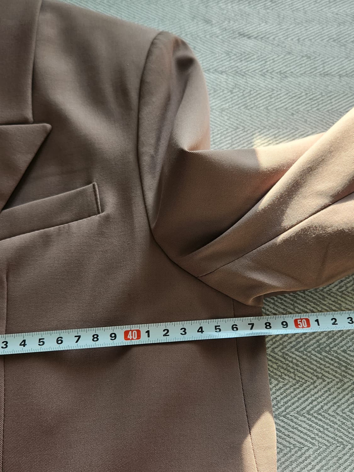 [S] 임블리 브라운 더블버튼 자켓 S사이즈 상품이미지7