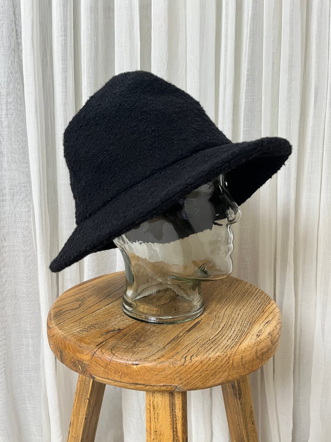 요지야마모토 부클 울 버킷햇 yohji yamamoto noir 상품이미지9