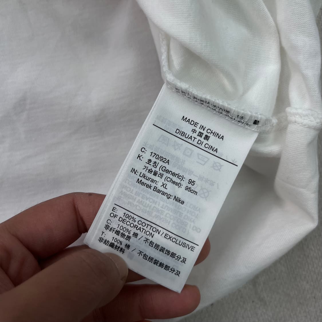 105 나이키 바시티 로고 롱슬리브 티셔츠 상품이미지6