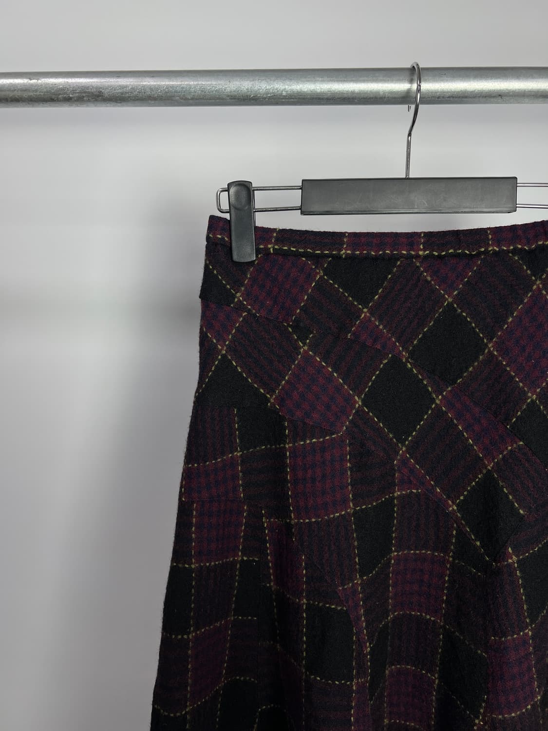 LA MURE 체크 울 스커트 상품이미지2