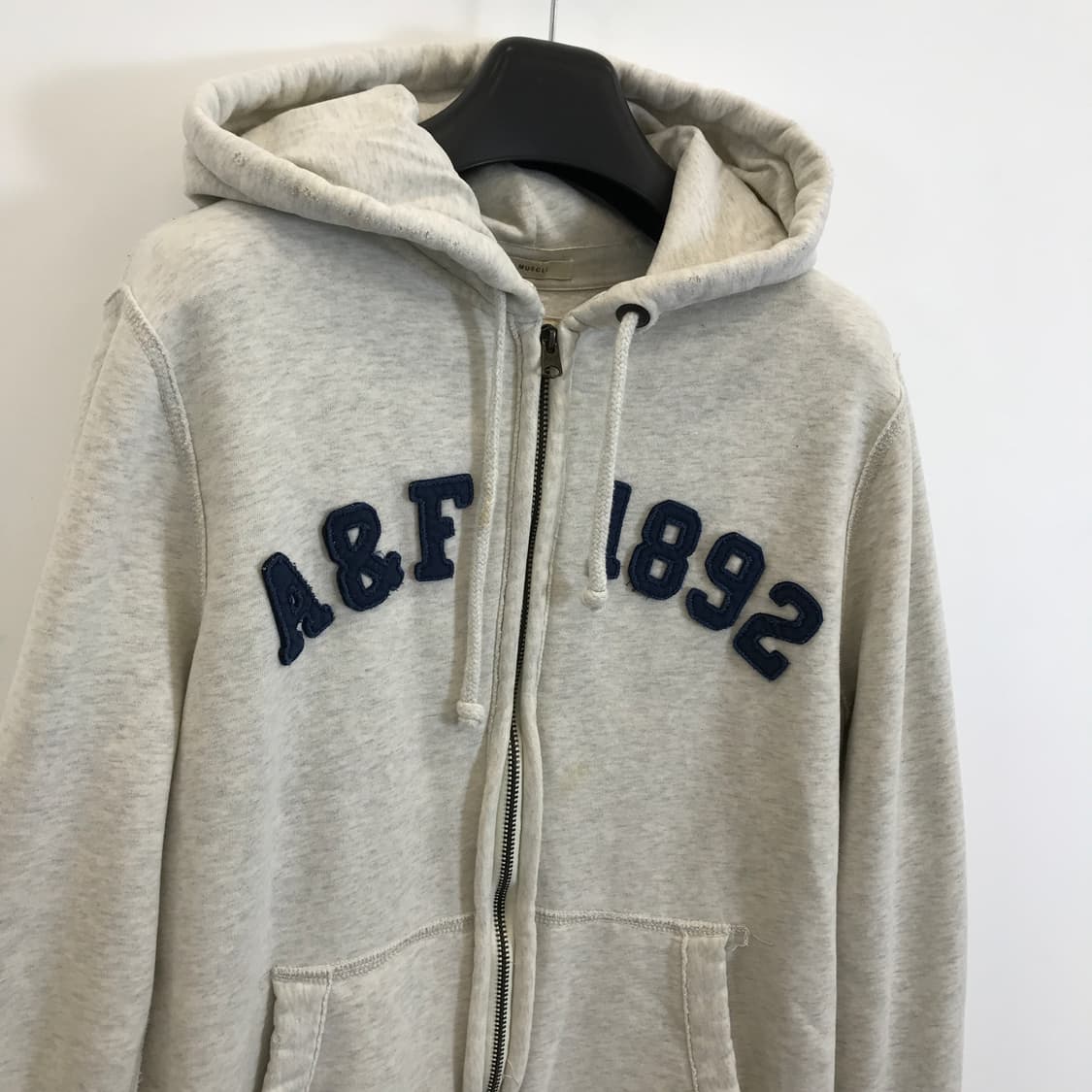 아베크롬비 오트밀 헤비 후드집업 [XL] 상품이미지2