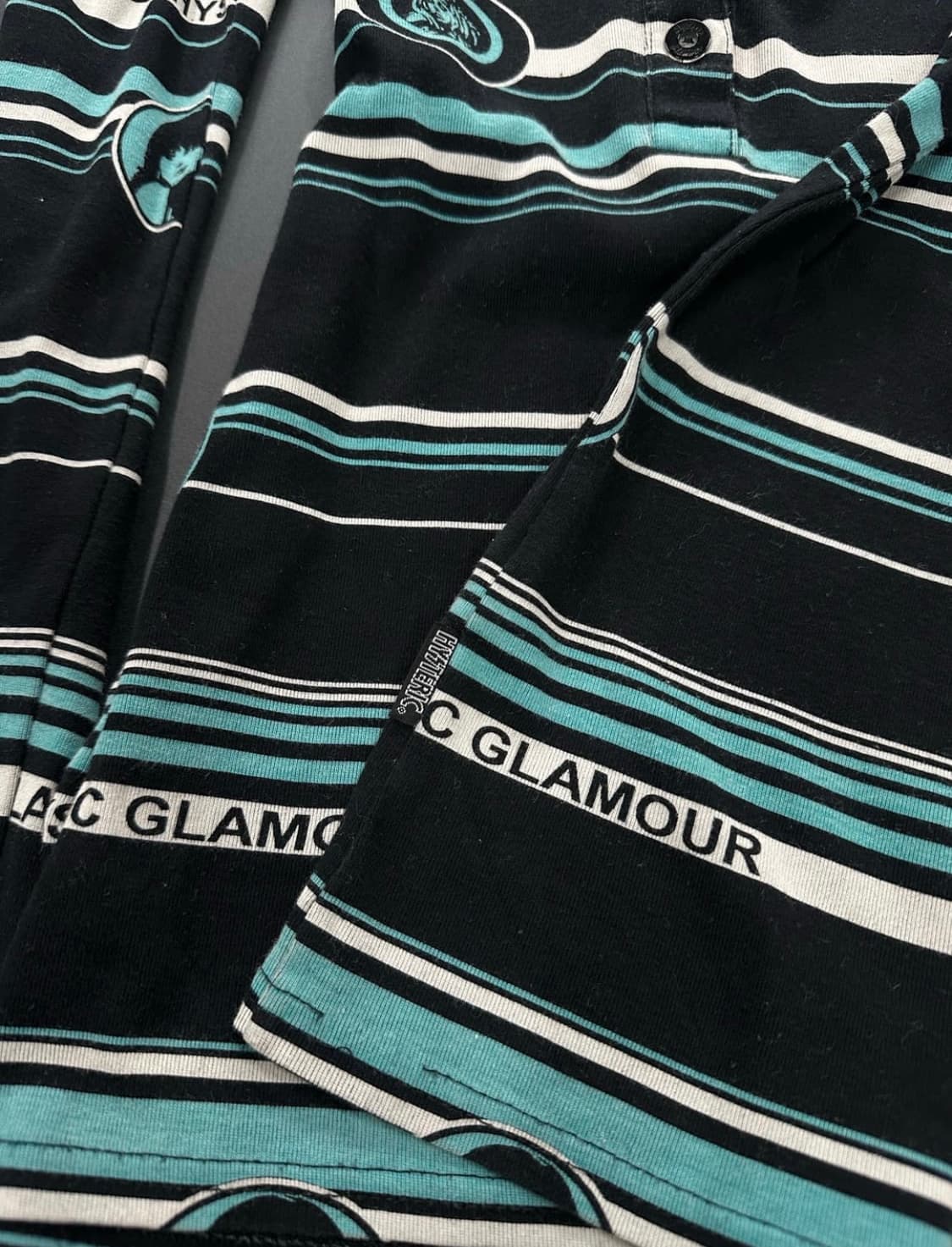 히스테릭글래머 히스걸 스트라이프 pk 버튼롱슬리브 상품이미지5