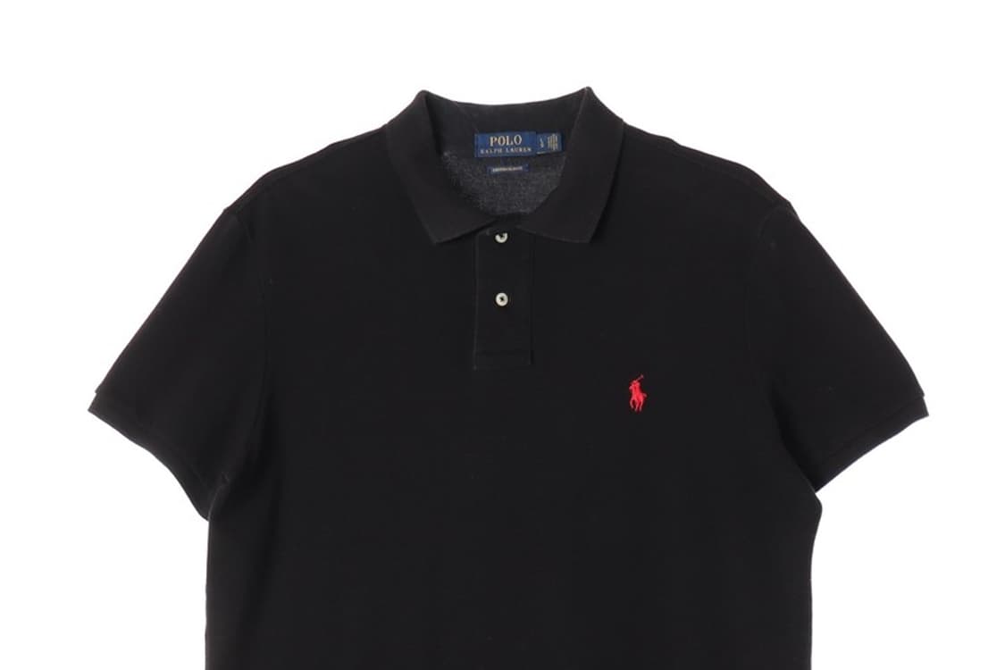 폴로랄프로렌 커스텀슬림핏 블랙 카라티 L 상품이미지3