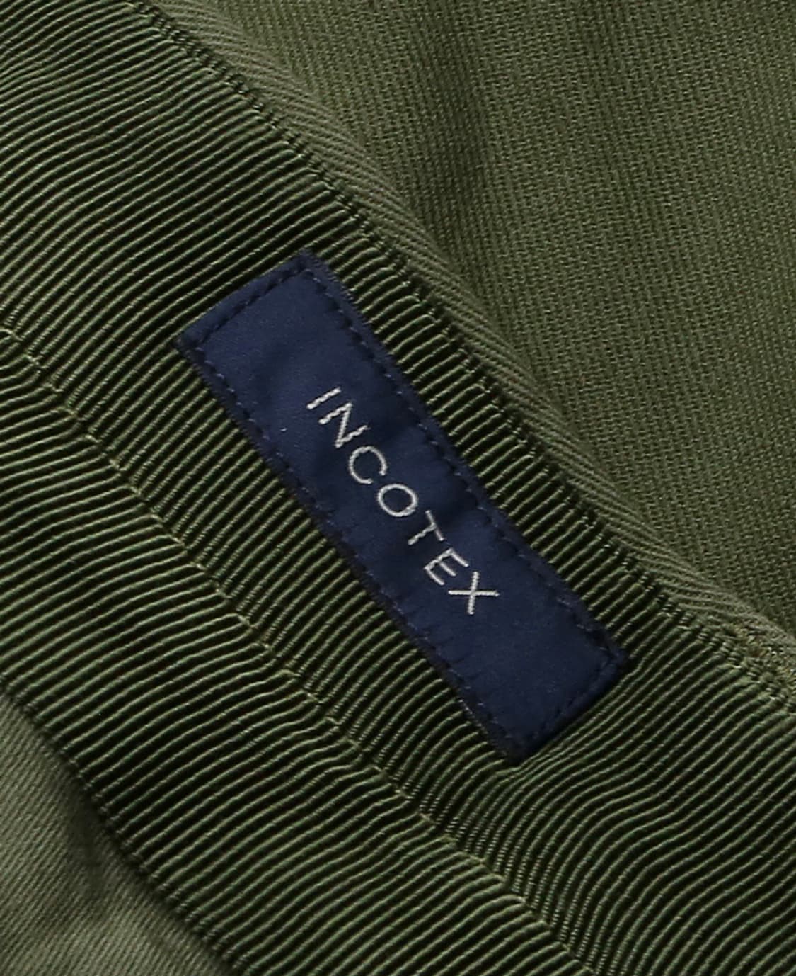 인코텍스 [Incotex] 올리브 그린 테이퍼드 핏 이태리 팬츠 이탈리아 상품이미지6