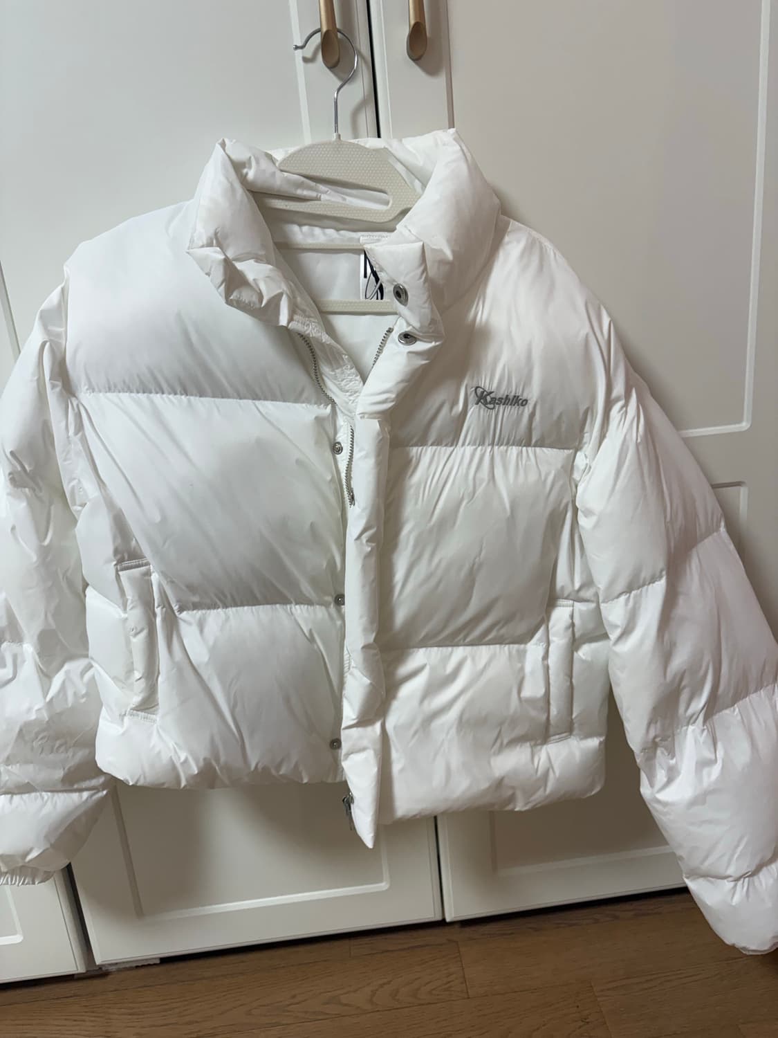 카시코 화이트 패딩 크롭 상품이미지5