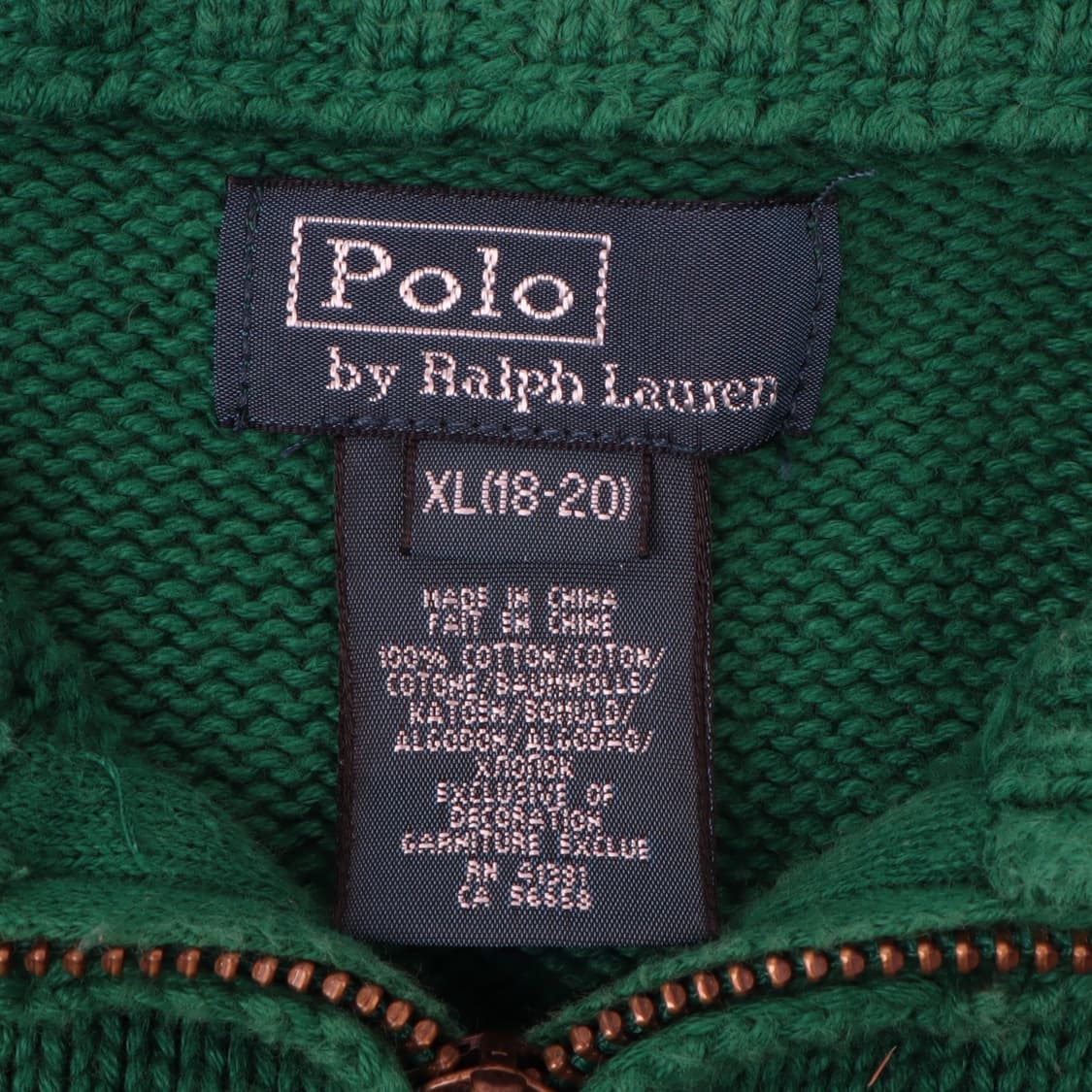 폴로 랄프로렌 그린 빅포니 하프집업 니트 상품이미지8