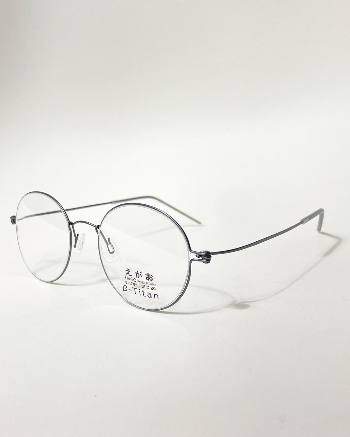 Egao B-Titan 티타늄 라운드 빈티지 안경 상품이미지3