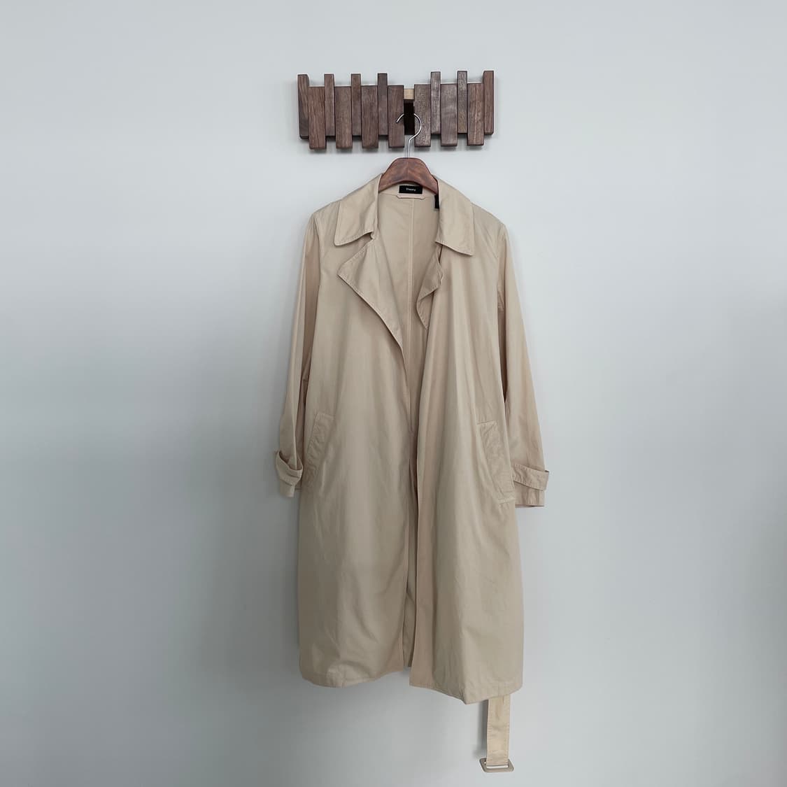 띠어리 벨티드 오픈 트렌치 코트 상품이미지2