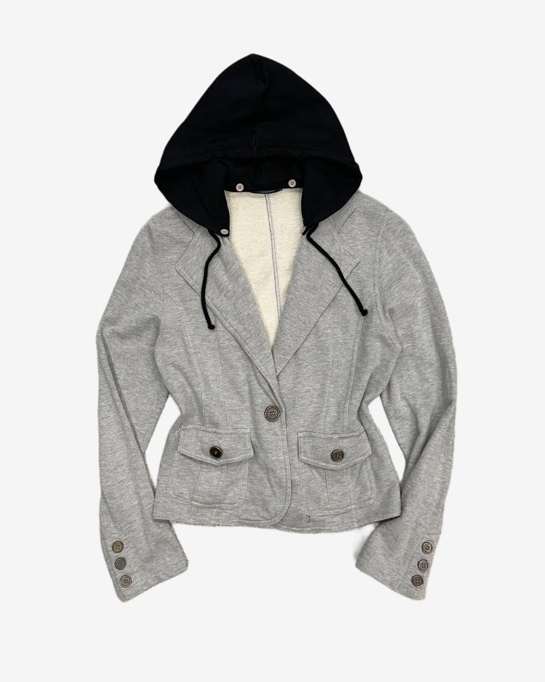 hood crop sweat blazer 상품이미지1