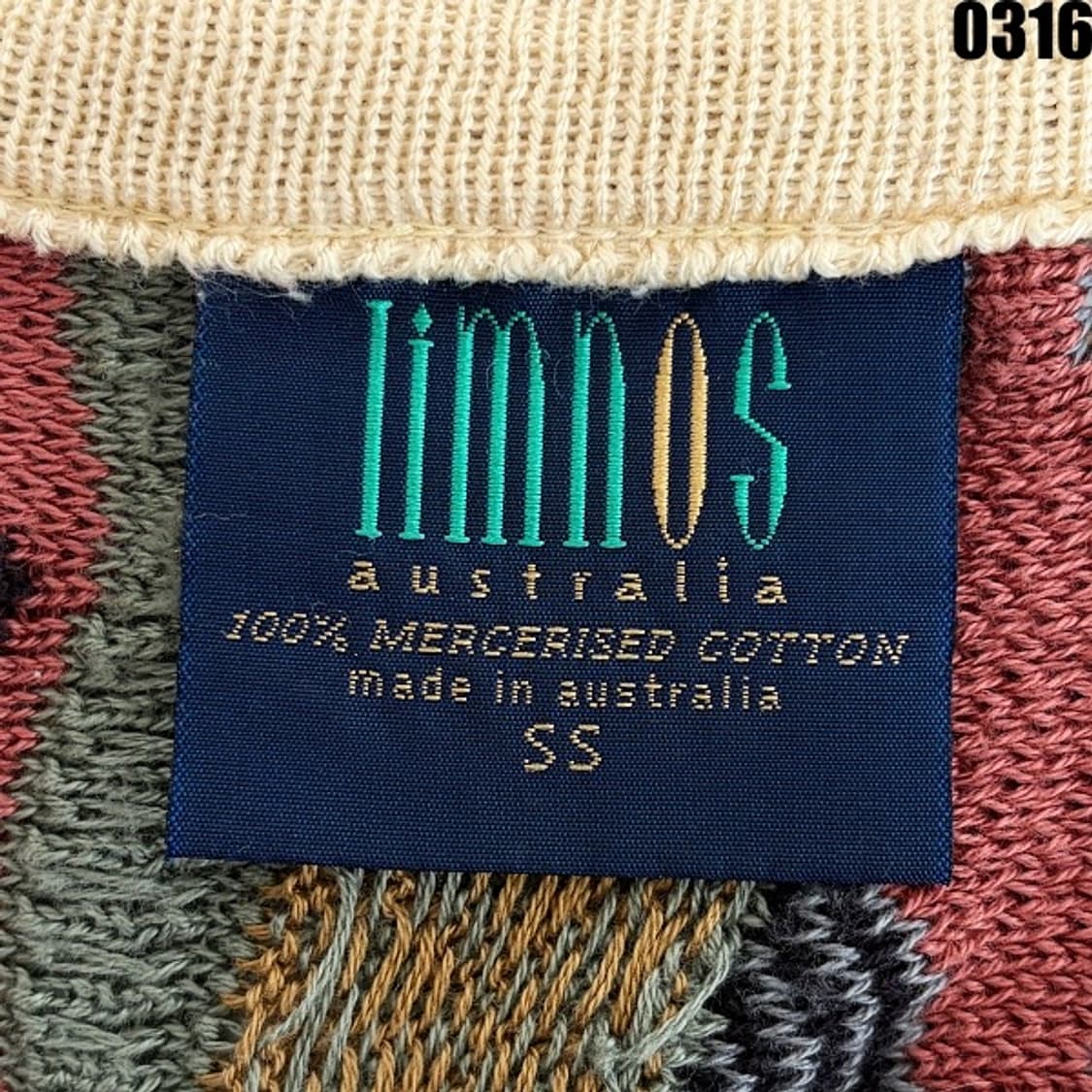 오스트레일리아 림노스 케이블 니트 가디건 M 0316 상품이미지6