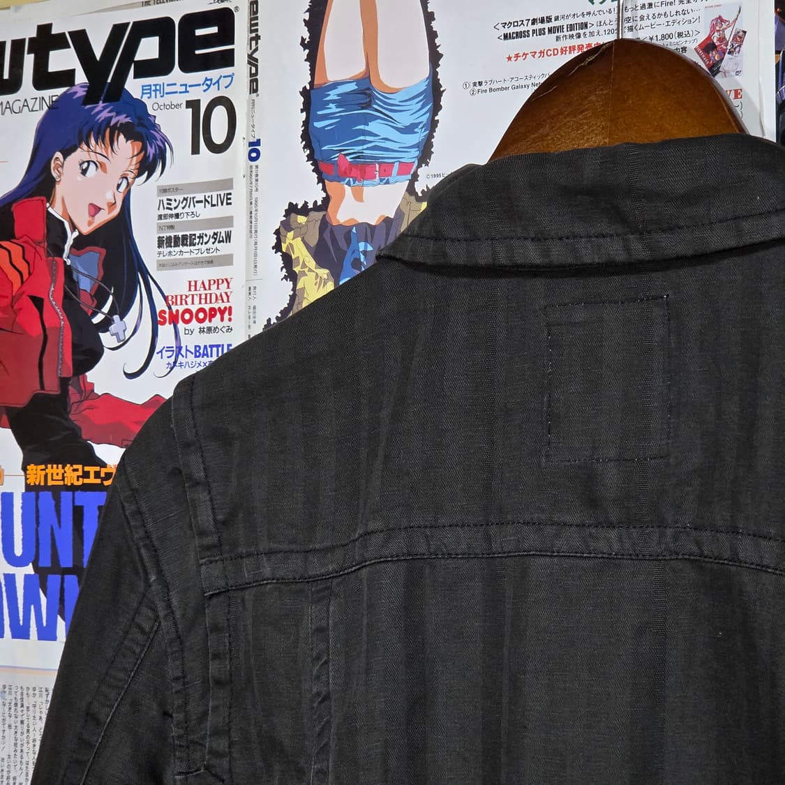 JPN 블랙 펑크 락시크 코튼 셔츠 집업 상품이미지6