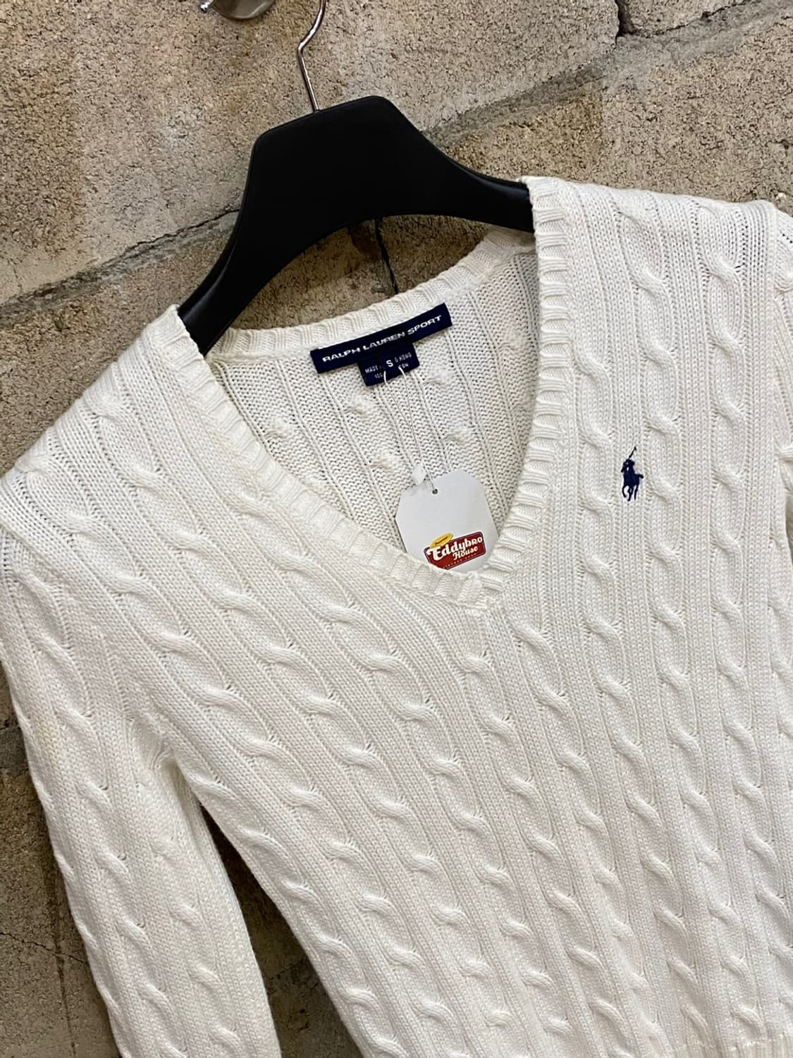 [S] Polo RL Cable V-Neck Sweater 상품이미지3
