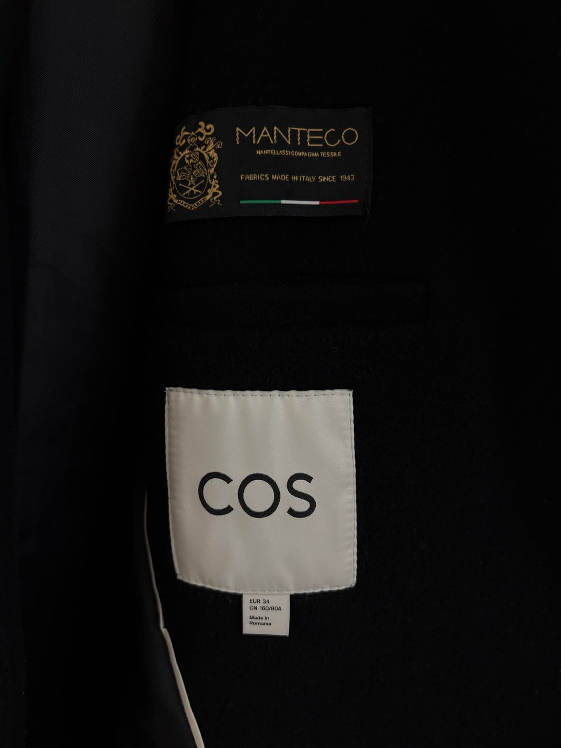 Cos 코스 더블브레스트 코트 상품이미지3