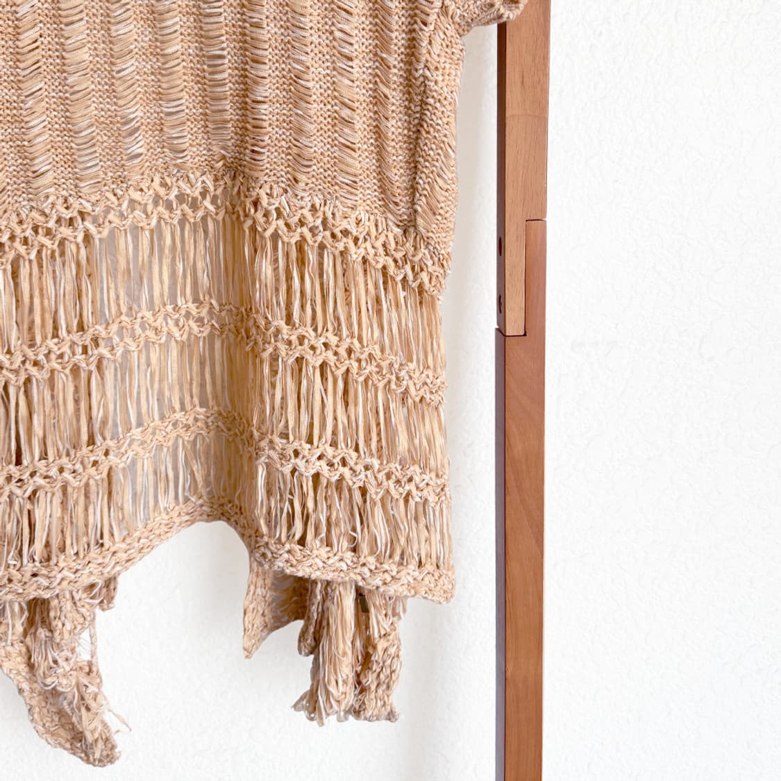 [LOVE21] 샌드 프린지 니트 숄 가디건 상품이미지8