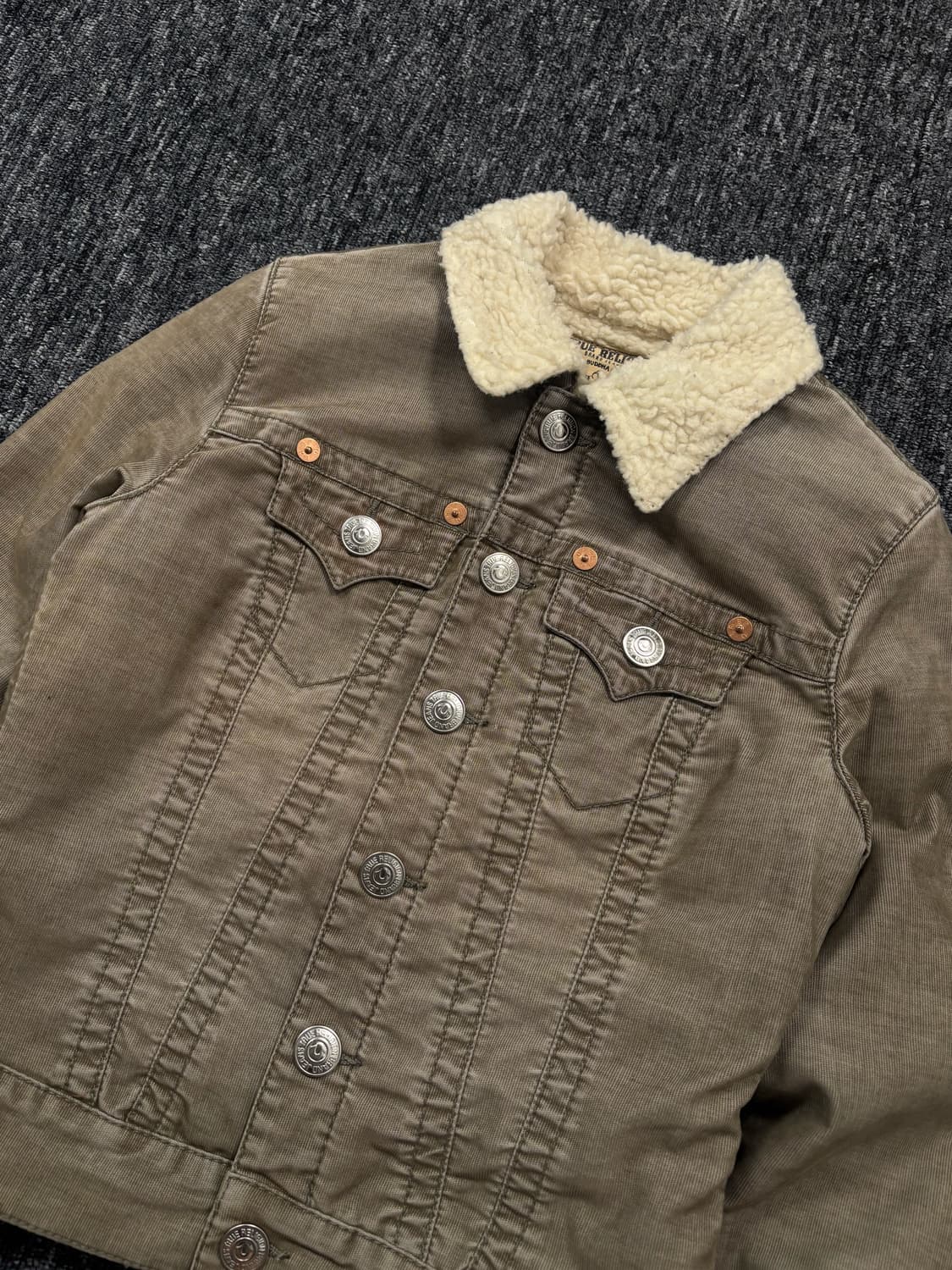 트루릴리젼 코듀로이 쉐르파 자켓 상품이미지4