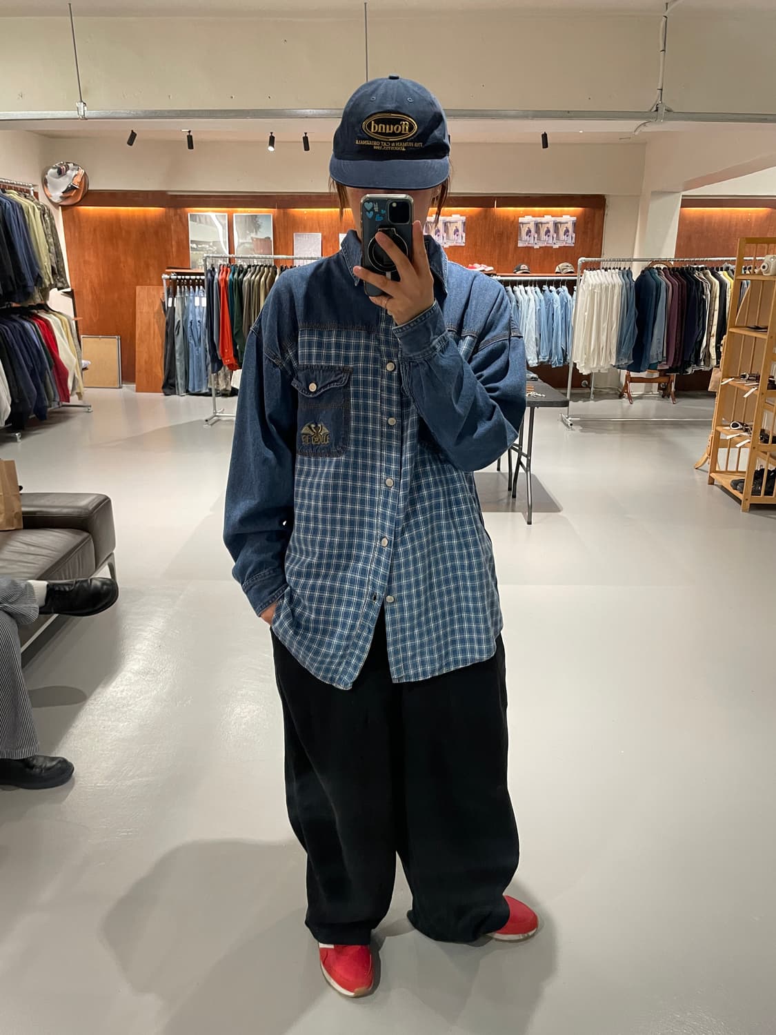 Vintage two pocket denim shirt  상품이미지1