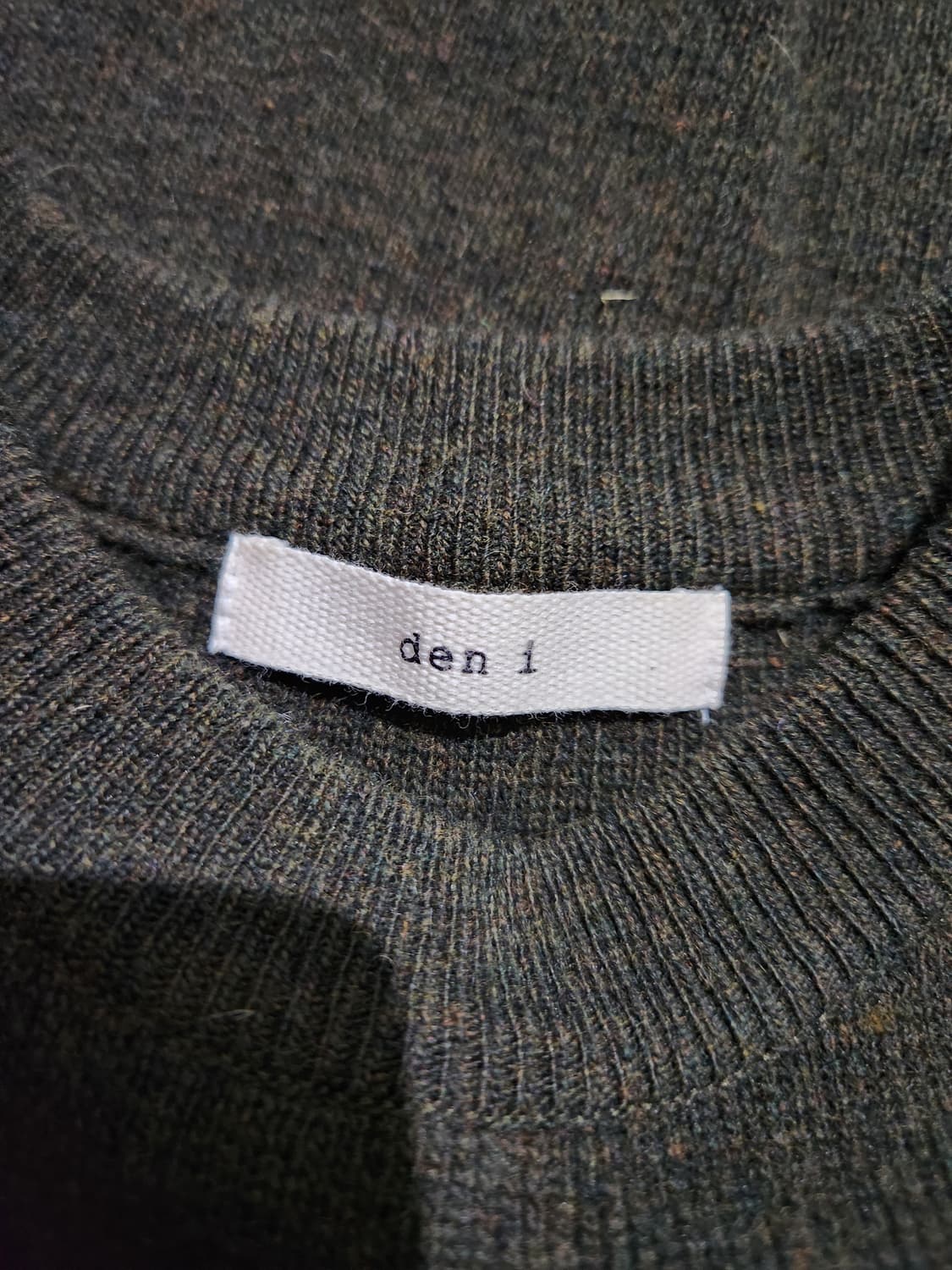 den 1 울 니트 롱조끼 상품이미지4