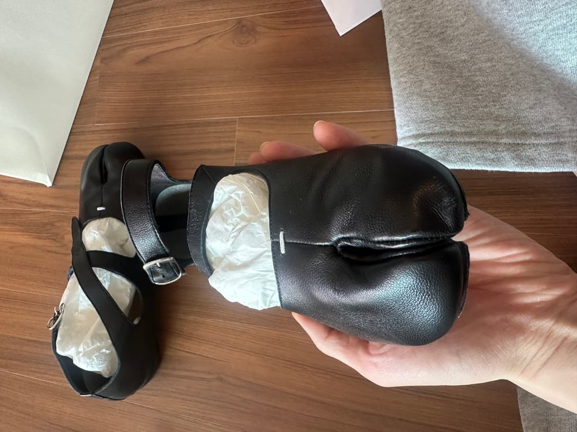 메종 마르지엘라 타비 메리제인 발레리나 블랙 36.5 풀구성 상품이미지6