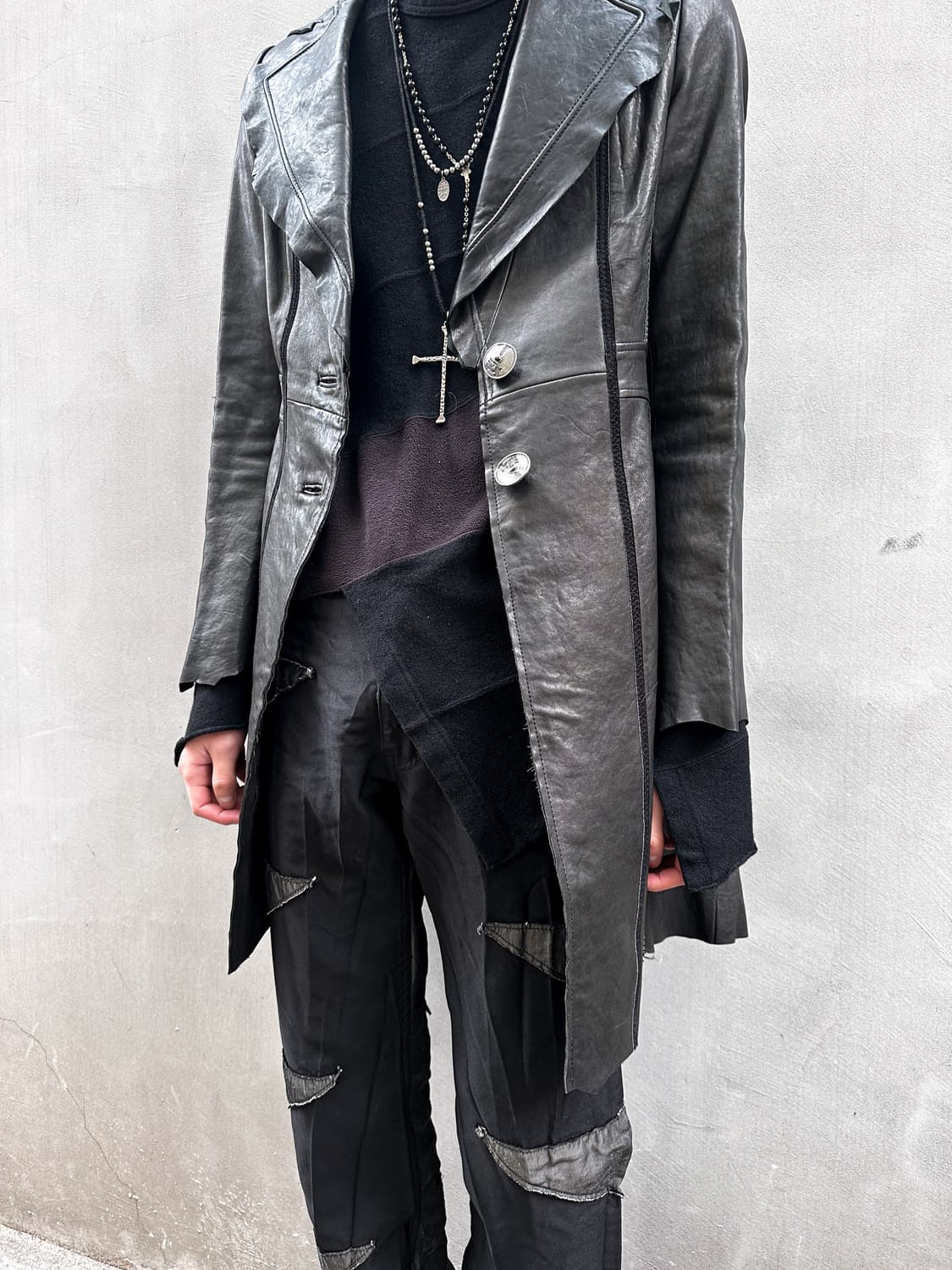 sheep leather cutting coat  상품이미지2