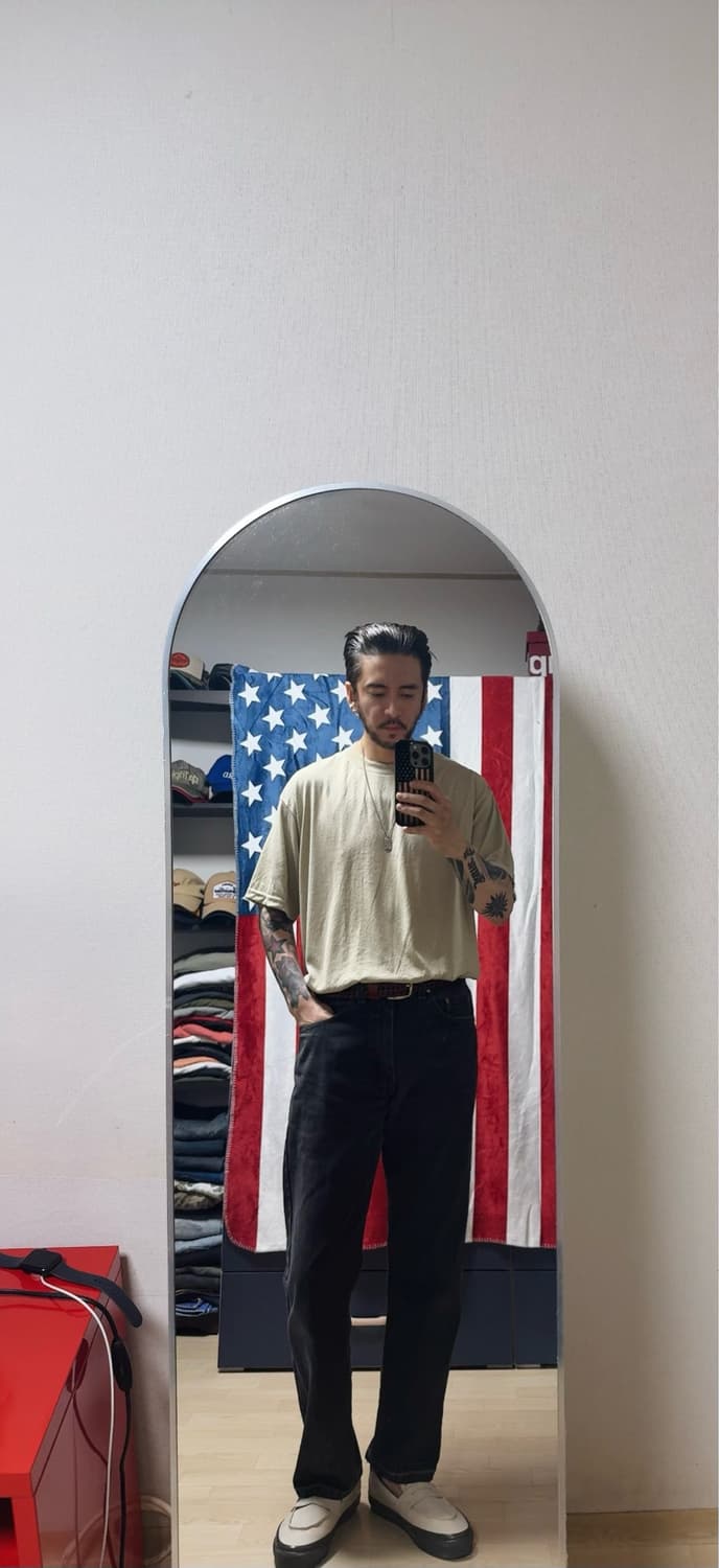 리바이스 505 빈티지 블랙 데님 팬츠 00s Levi’s [32] 상품이미지4