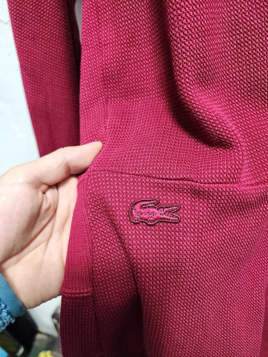 라코스테 버건디 원피스 상품이미지3