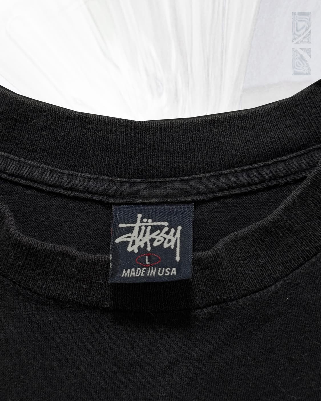 Stussy USA 90s 재즈맨 반팔티 블랙[L] 상품이미지3