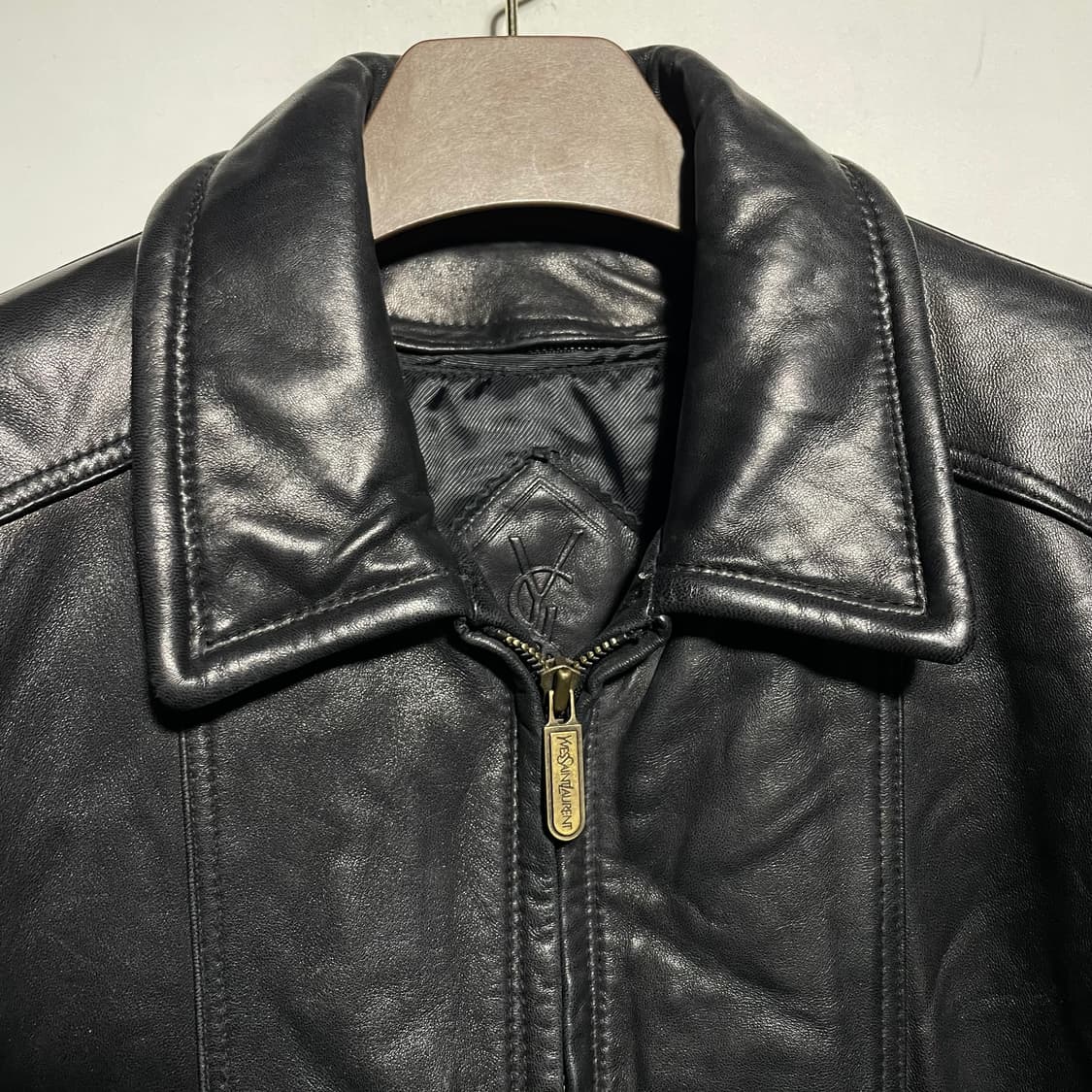 입생로랑 가죽자켓 상품이미지2