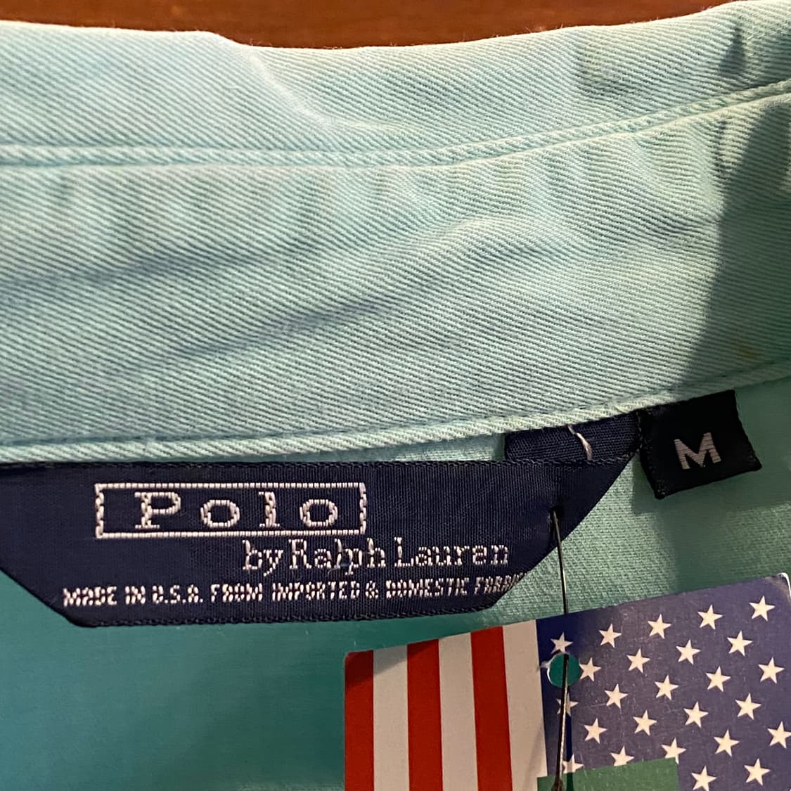 90s Made in USA 빈티지 폴로랄프로렌 민트 헤링본 스윙자켓 스 상품이미지5