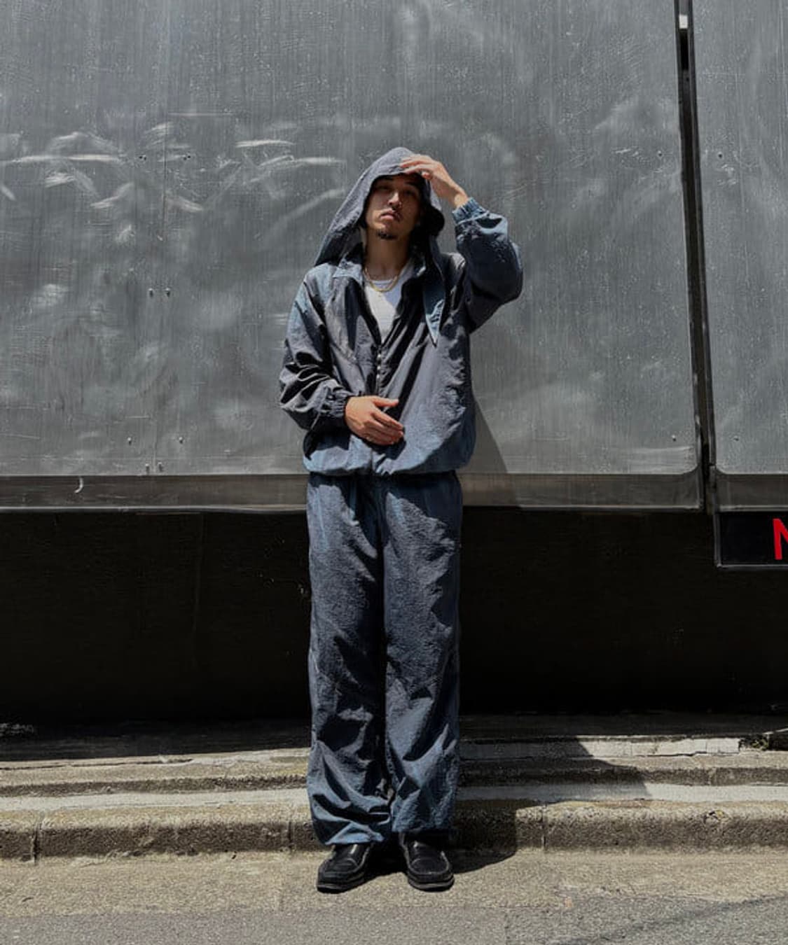 [os] BEAMS × NOMARHYTHM TEXTILE 후드 스카프 상품이미지4