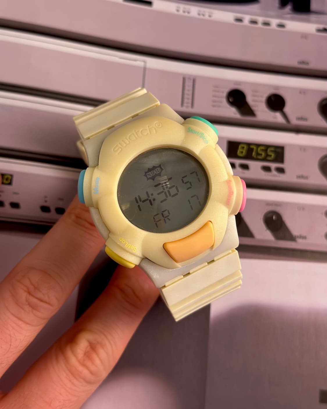 98년판) 빈티지 스와치 전자시계 beat 버터 상품이미지2