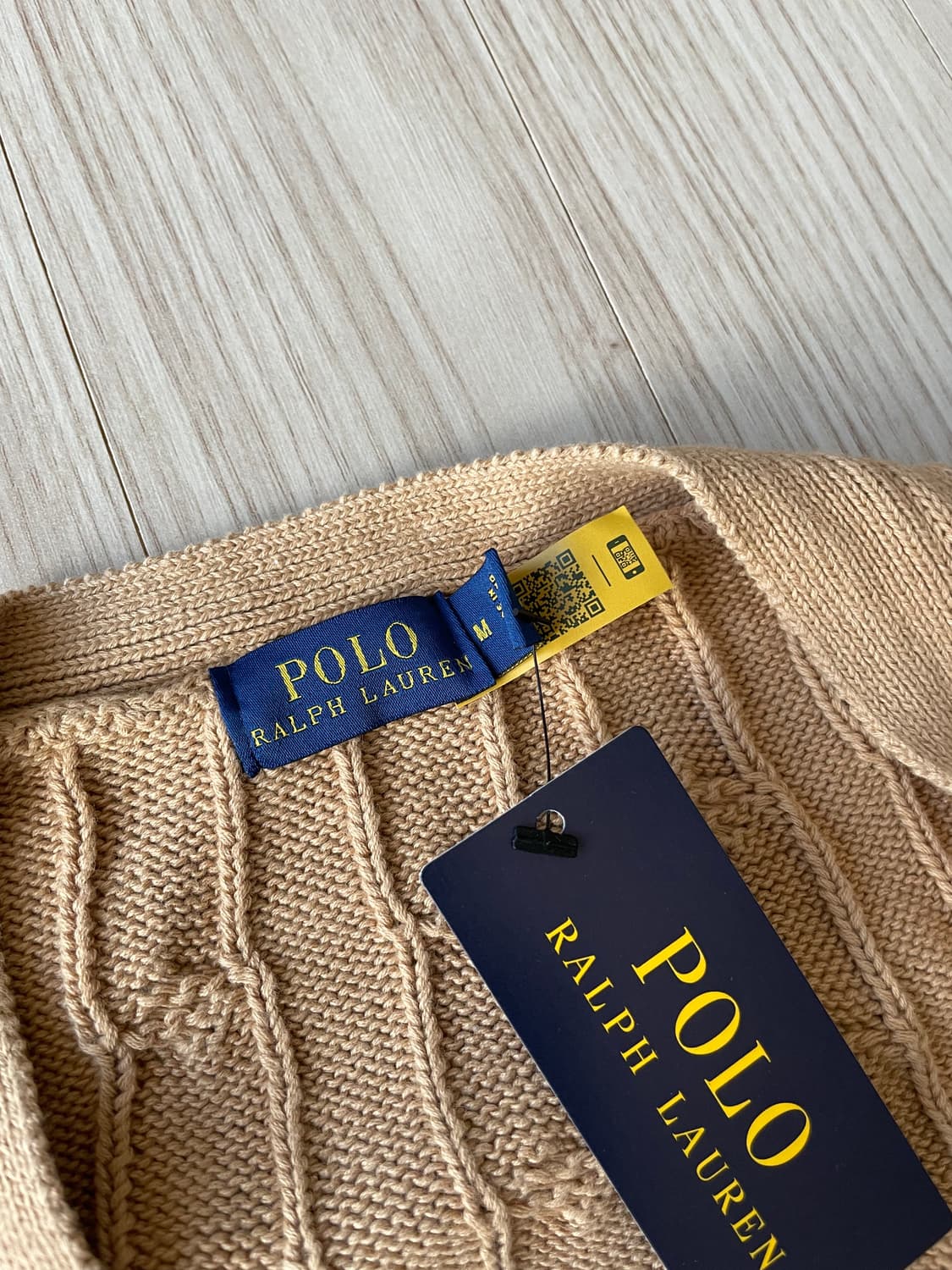 [새상품] 폴로 랄프로렌 코튼 케이블 니트 가디건 상품이미지4