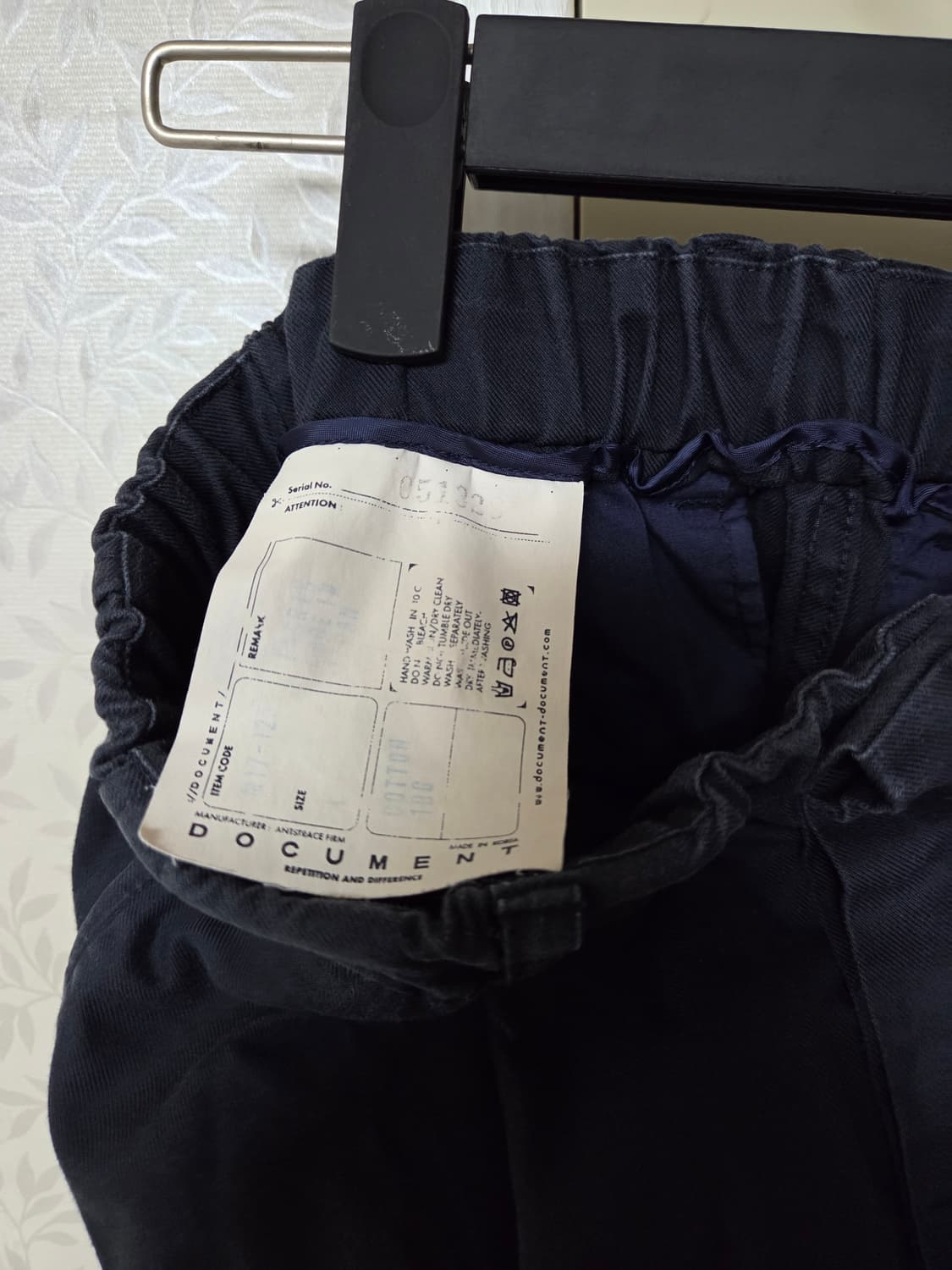 도큐먼트 코튼 팬츠(COTTON CARPENTERS PANTS_NAVY) 상품이미지7