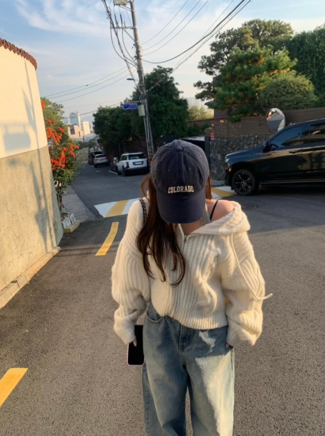 (새상품)베르니마켓 레이지 니트 후디 상품이미지1