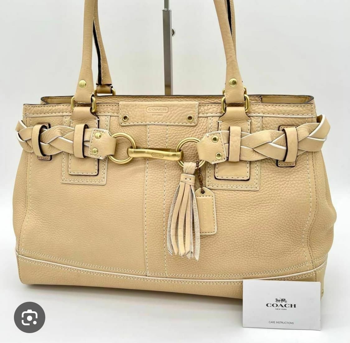 Coach 코치 레더 숄더백 상품이미지1