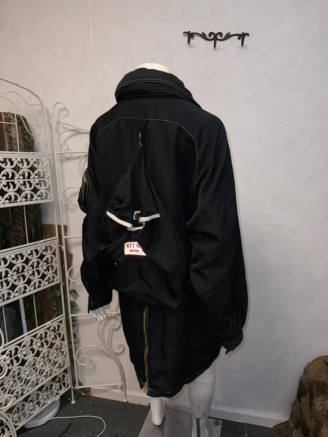 MICHIKO KOSHINO london black rain coat  상품이미지7