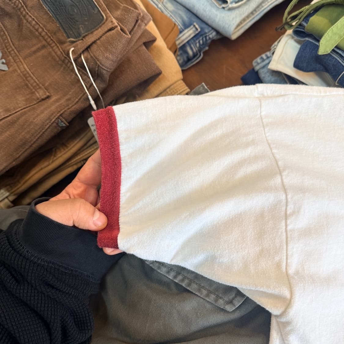 80S 챔피온 하버드 의대 로고 링거티 MADE IN USA XL 사이즈 상품이미지5