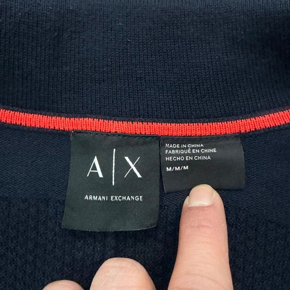 아르마니 익스체인지 카라 가디건 v2223 상품이미지6