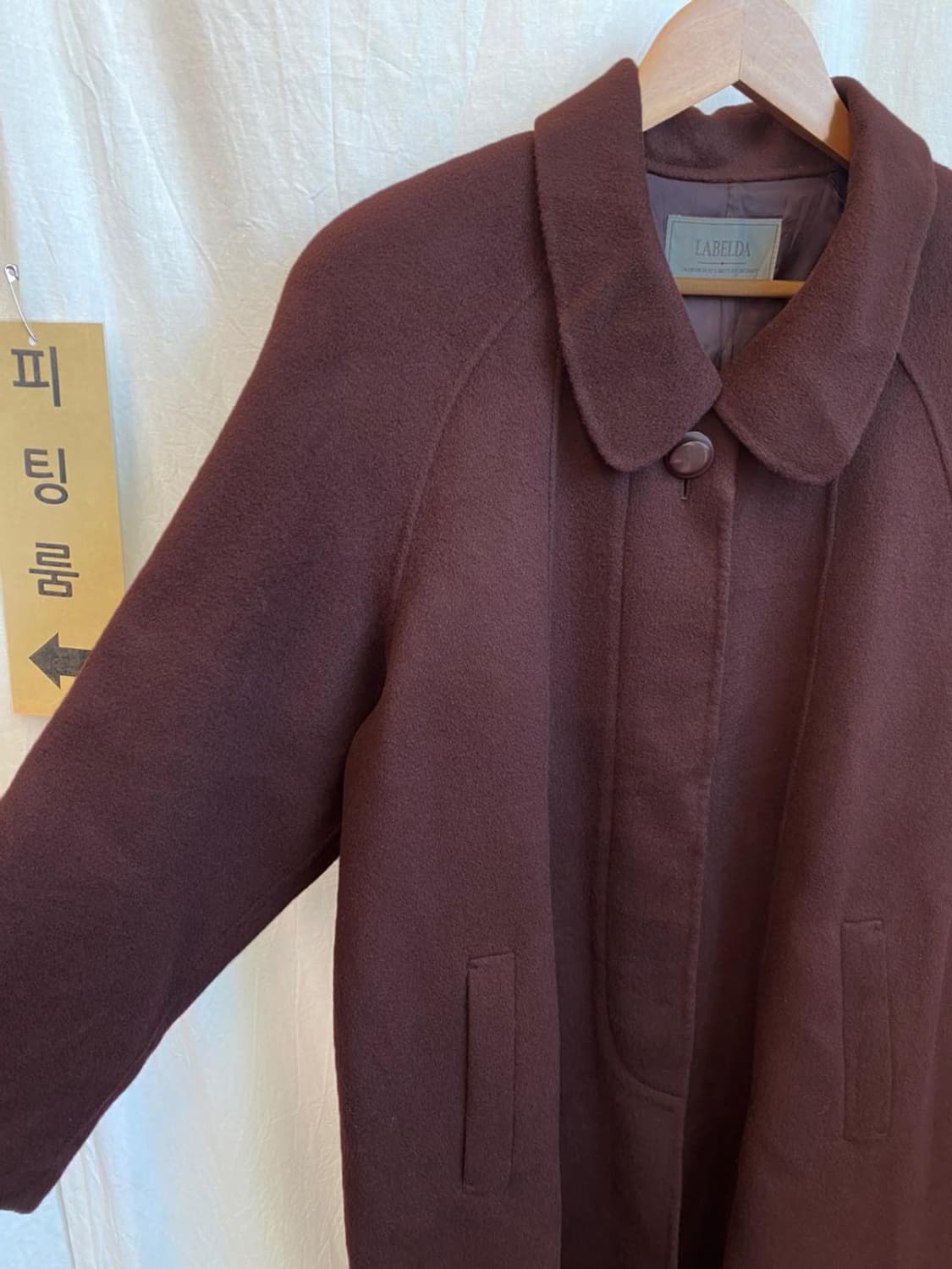 LABELDA 퍼플브라운울코트(F)/새제품 상품이미지6
