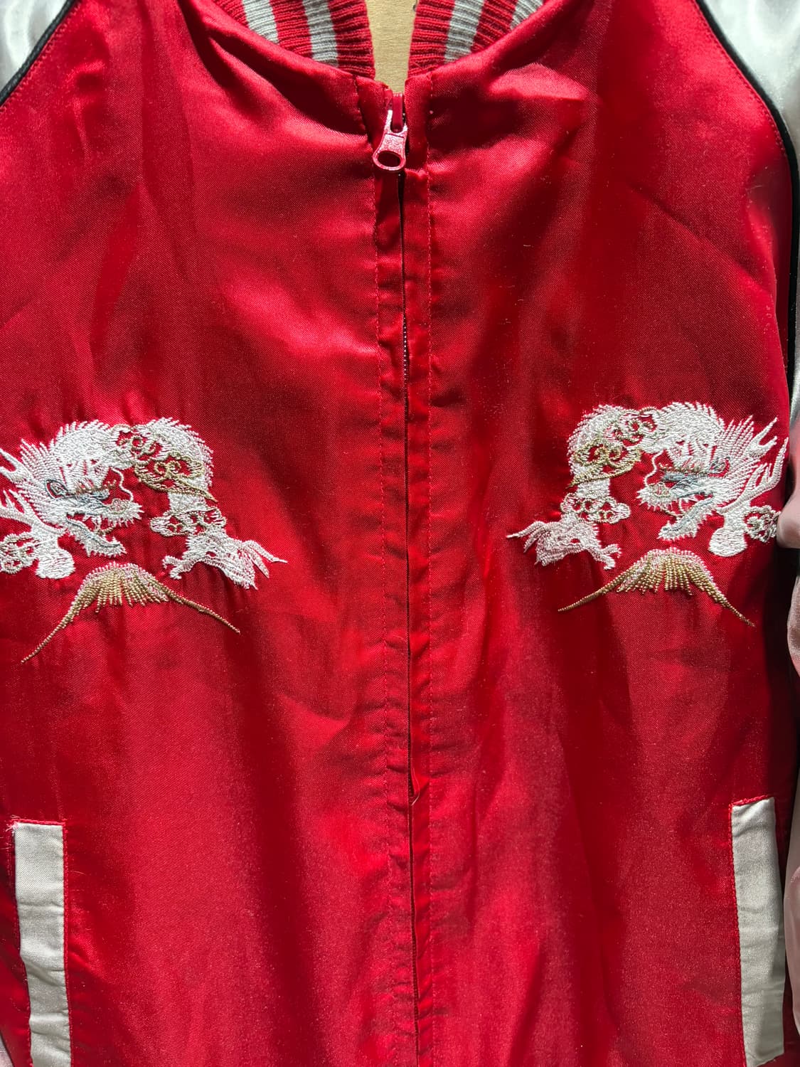 S 용 자수로고 글로시 배색 스카잔 상품이미지5