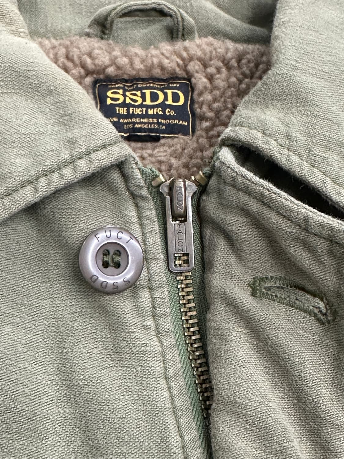 FUCT SSDD A-2 덱 자켓 L 상품이미지7