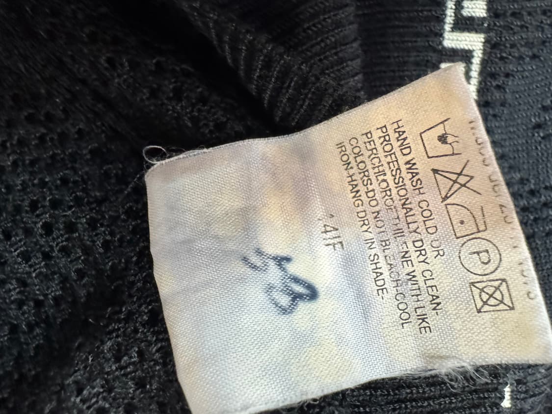 빈티지 베르사체 진스 쿠튀르 레터링펀칭니트100-105 상품이미지7