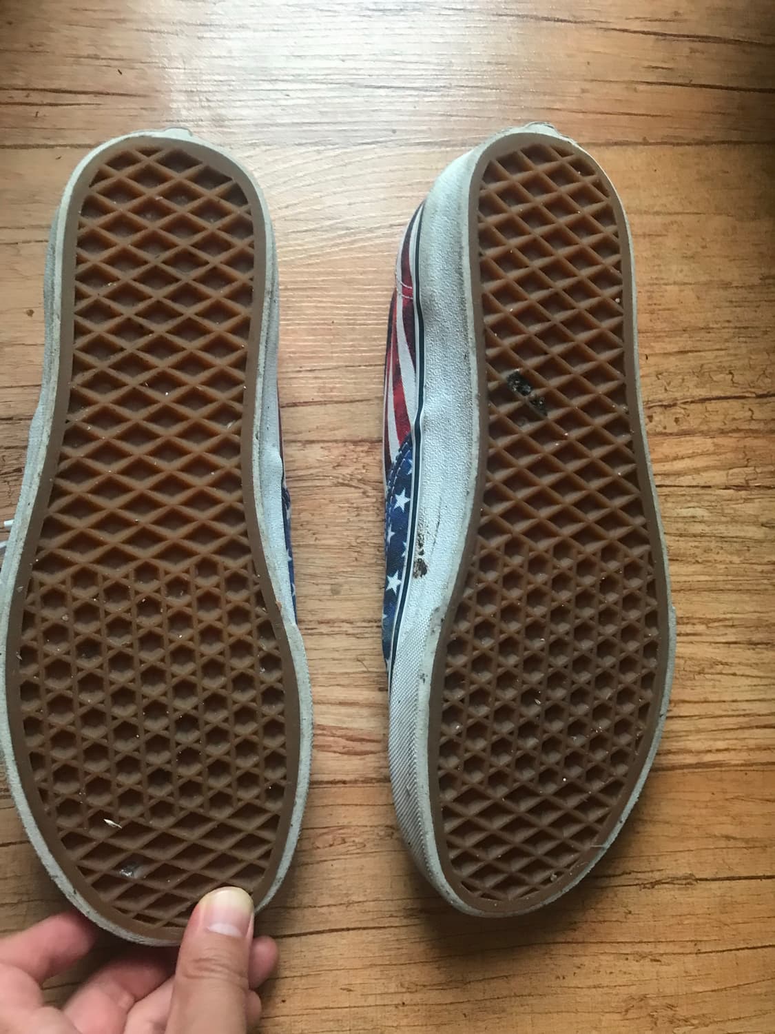 반스 성조기 패턴 빈티지 슬립온 250 상품이미지2
