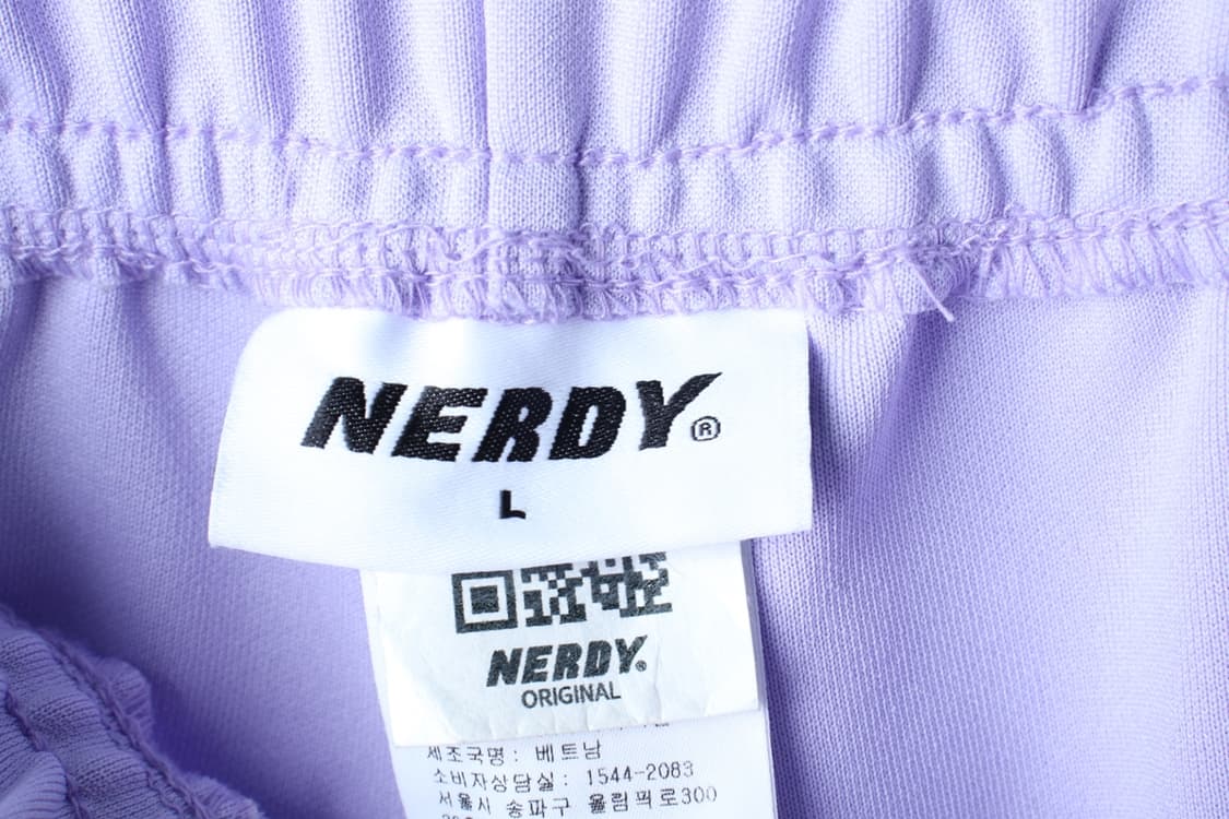 (L-XL) 널디 트레이닝복 바지 연보라 라벤더 밴딩 한정판-P10030 상품이미지7