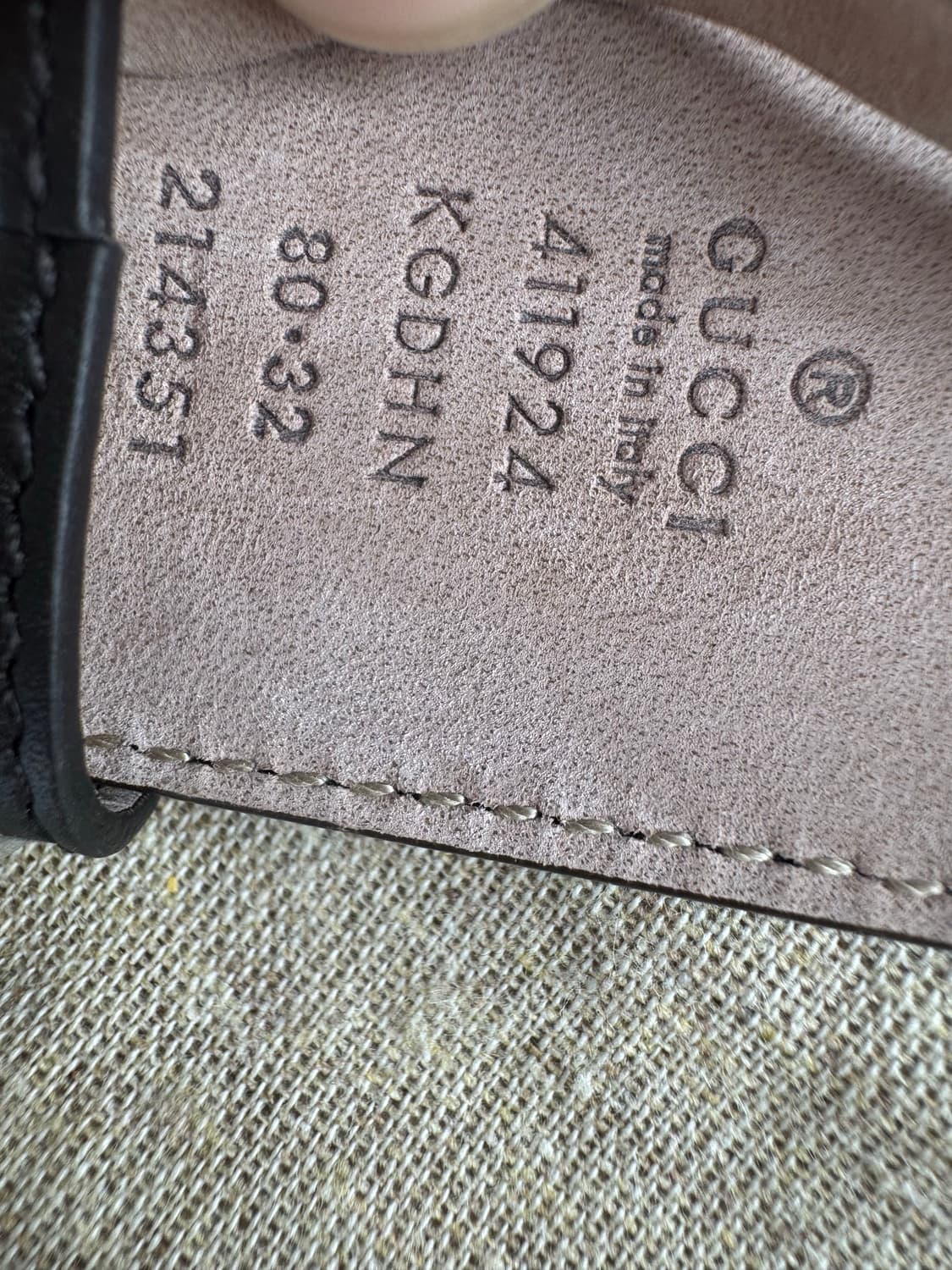 구찌 GG 수프림 벨트 (새 상품) 상품이미지9