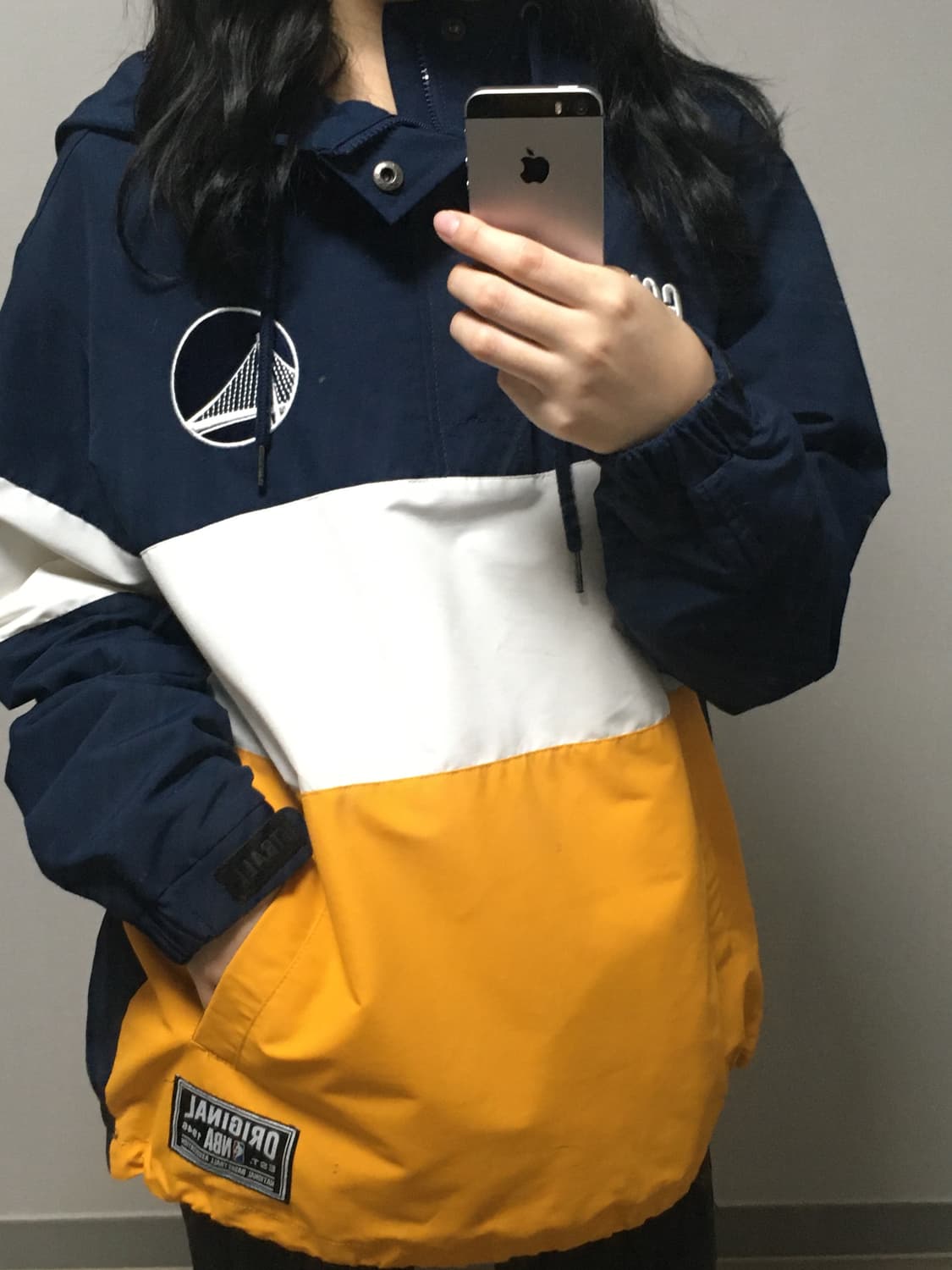 MLB 삼색 바람막이 후드티 상품이미지1