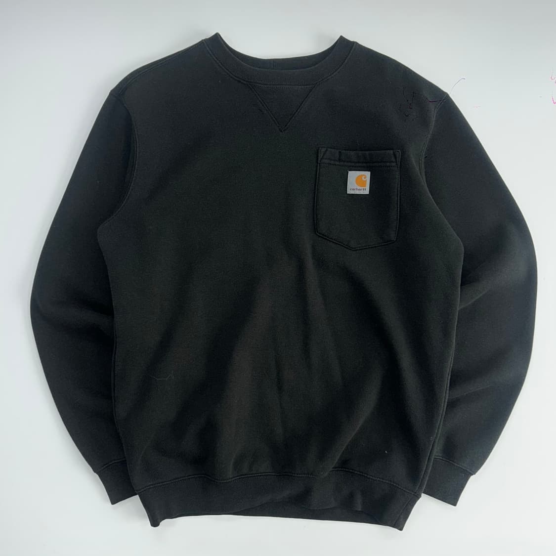 Carhartt 칼하트 포켓 블랙 맨투맨 상품이미지3