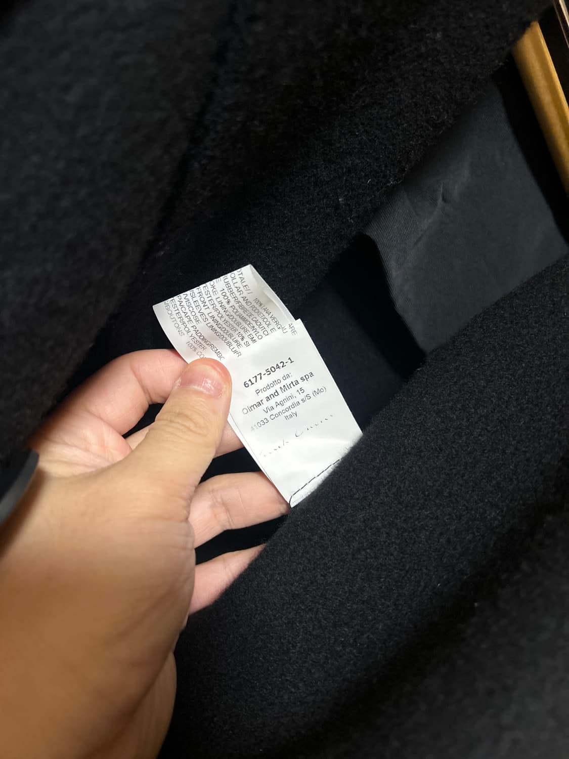 릭오웬스 15fw 코트 스핑크스코트 48사이즈 상품이미지3