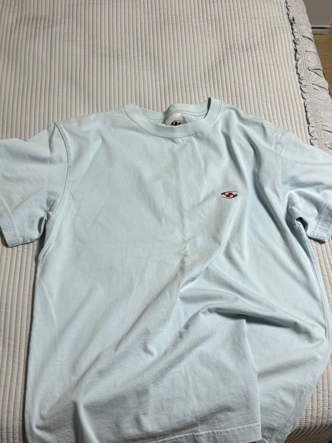 산산기어 스카이블루 반팔 티셔츠 2사이즈 상품이미지1