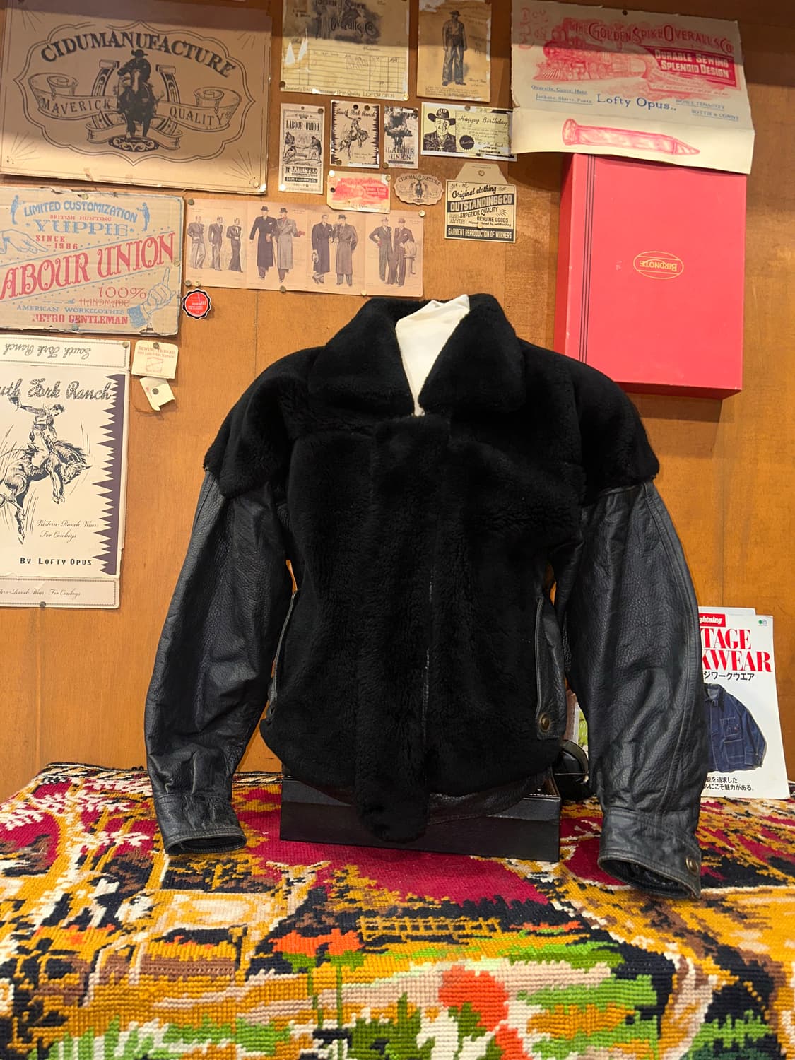 ( XL ) 가죽자켓 그리즐리 래더자켓 워크웨어 아메카지 빈티지가죽 상품이미지1