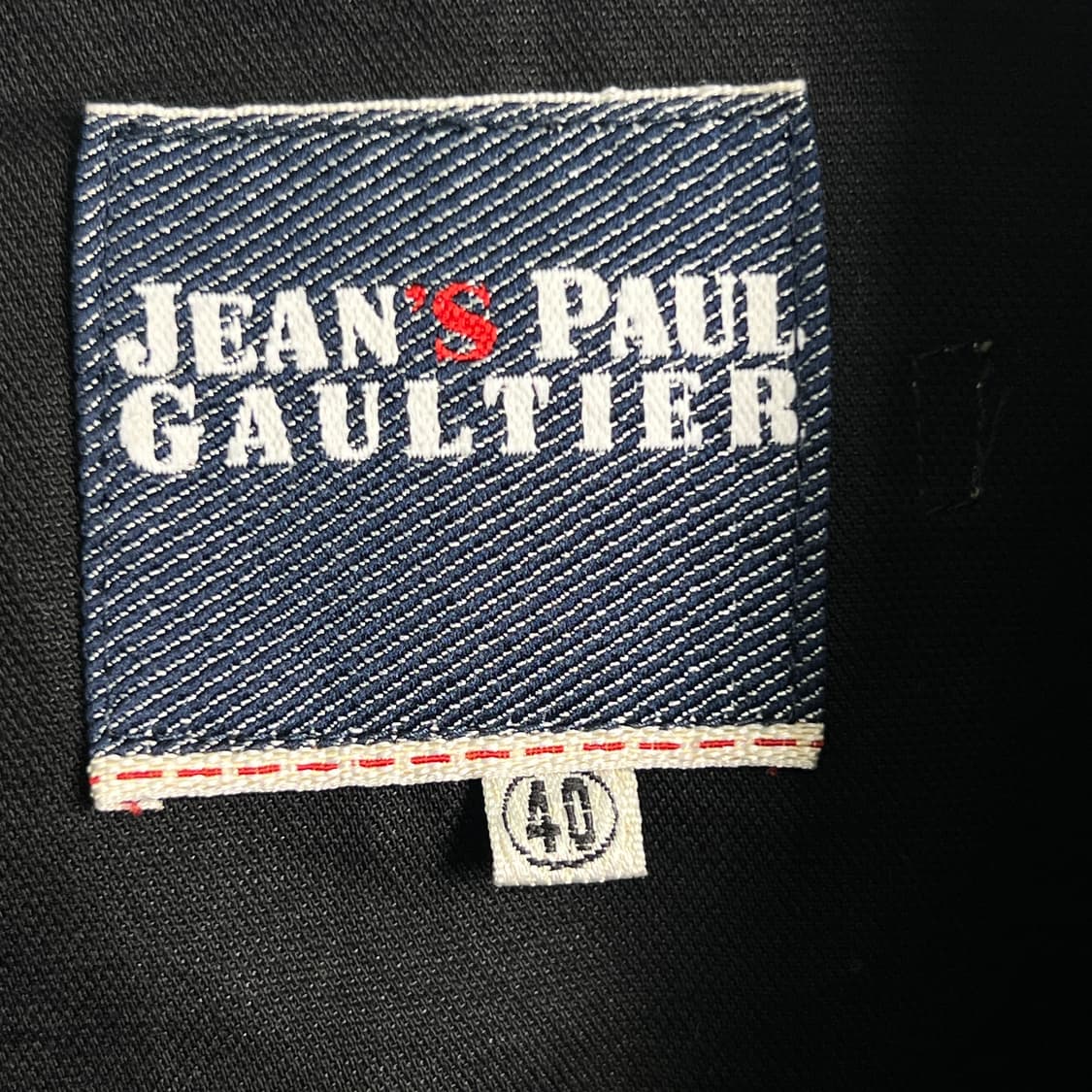 장 폴 고티에 블랙 데님 블레이저 자켓 40 상품이미지3